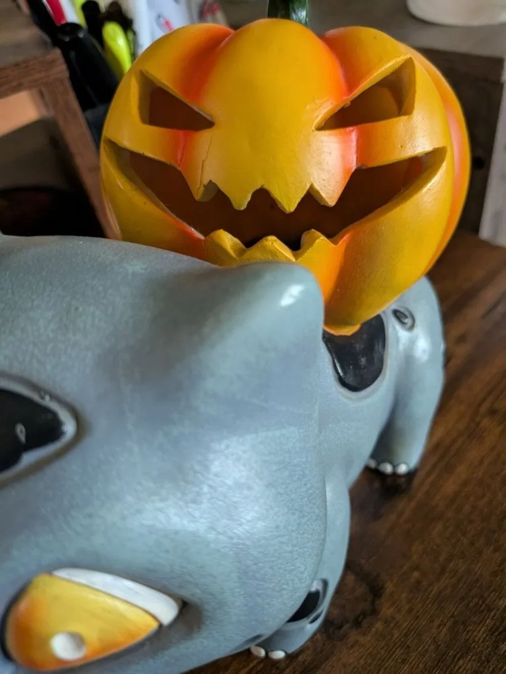 Vintage Bulbasaur Halloween Night Light 6.75in Tall